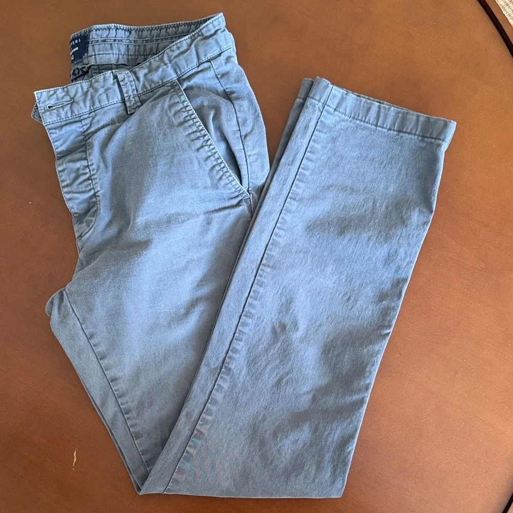 Men's Scalpers gray blue Chinos - Picture 1 of 4